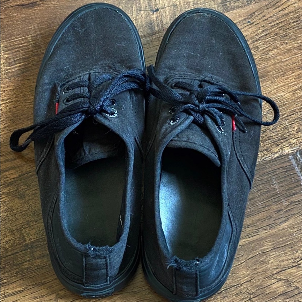 Levi's black shoes